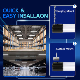 hykolity hanging installation chains enable flexible ceiling mounting