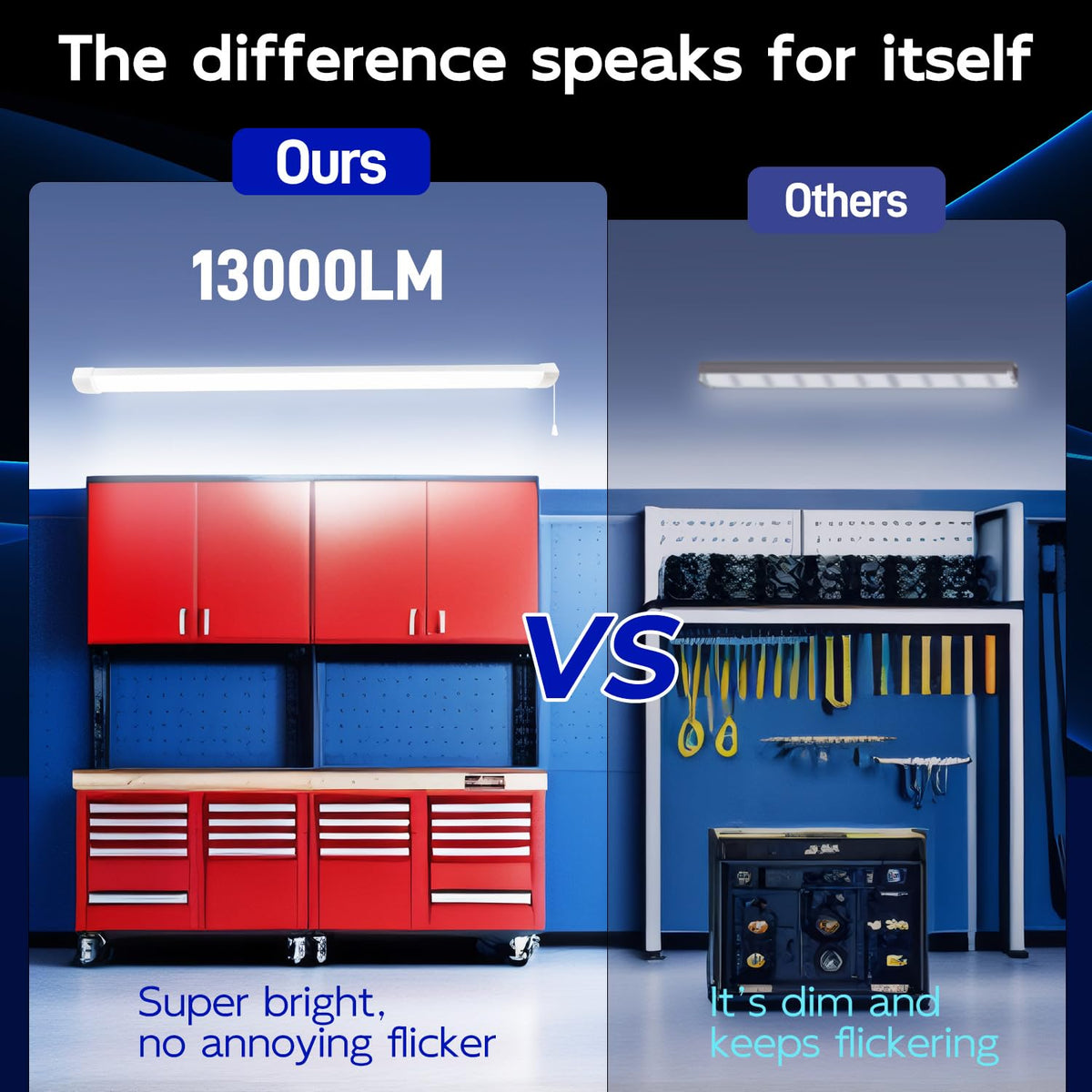hykolity linkable design allows connecting up to four lights