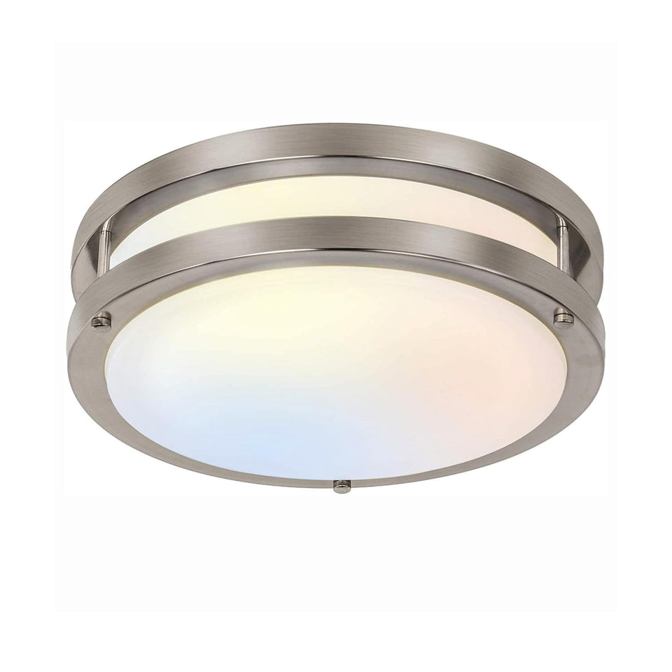 hykolity Saturn 10-inch flush mount light with diffuser for even illumination
