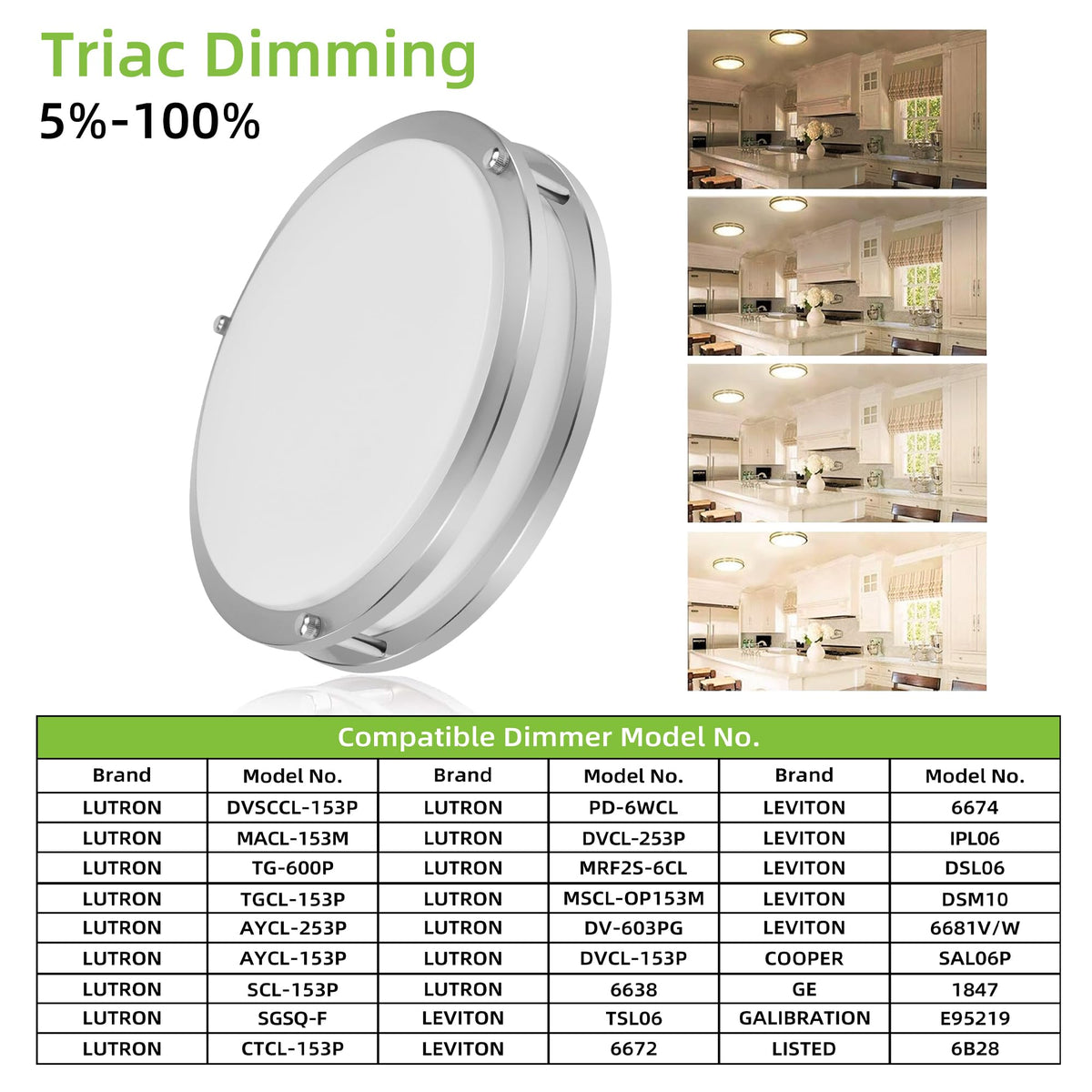 hykolity Saturn brushed nickel finish complements modern interiors