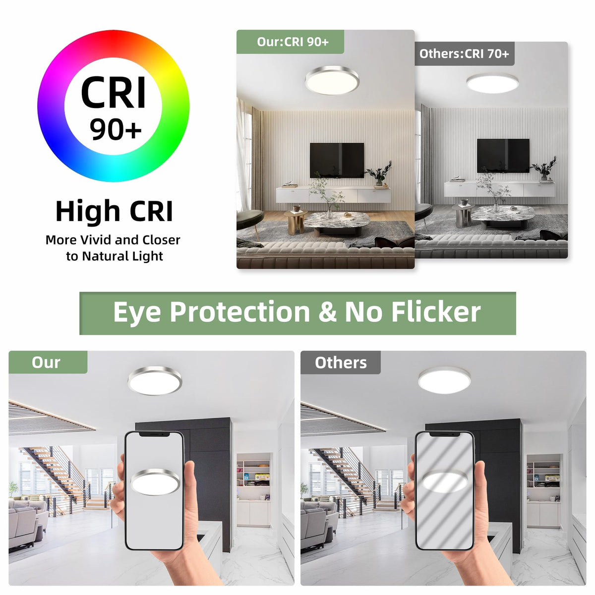 Hykolity ultra-slim profile LED panel fits under low ceilings