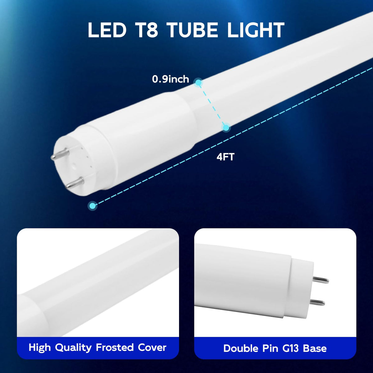 hykolity t8 led tube energy savings for long-term operating costs