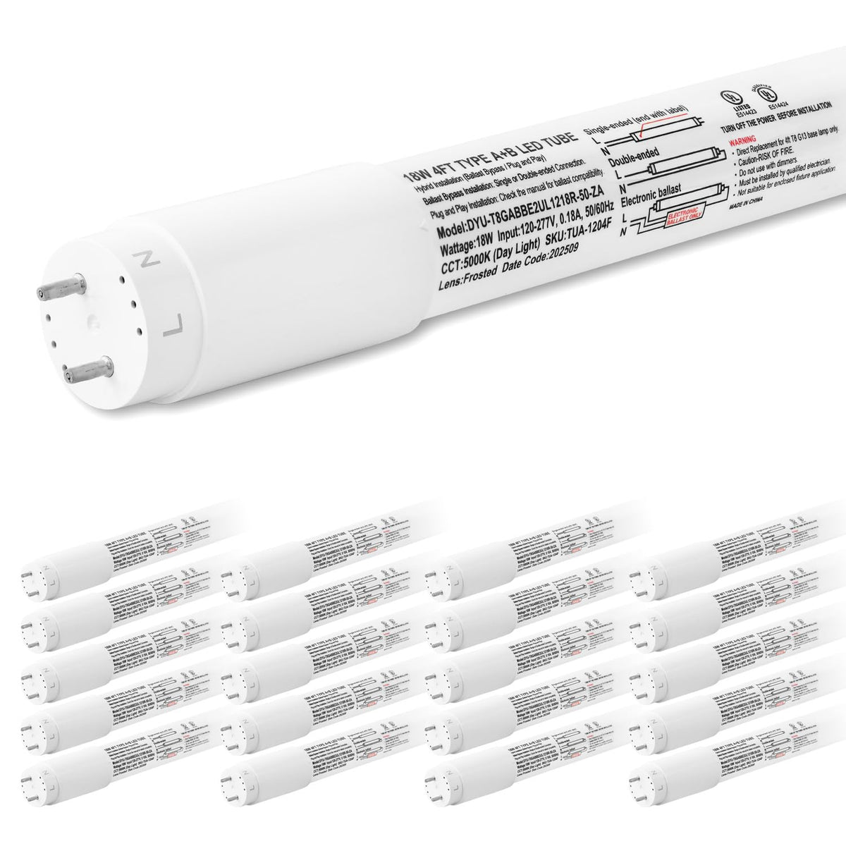hykolity t8 led tube plug-and-play for quick upgrades in workshops