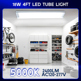 hykolity t8 led tube ideal for garages and retail spaces
