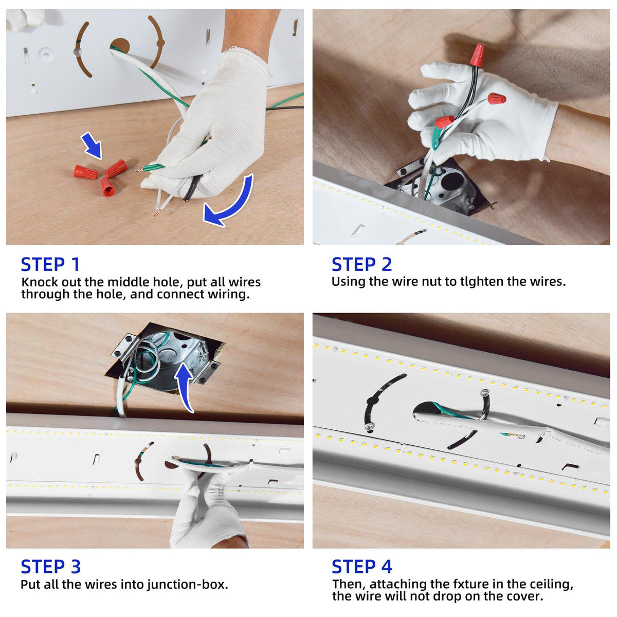 Hykolity warehouse lighting with wide voltage compatibility 100-277V.