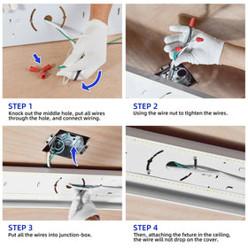 Hykolity warehouse lighting with wide voltage compatibility 100-277V.