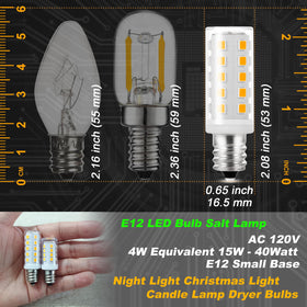 Hylroe E12 candelabra base for easy installation