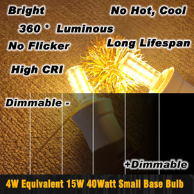 Hylroe versatile decor bulb for chandeliers and night lights