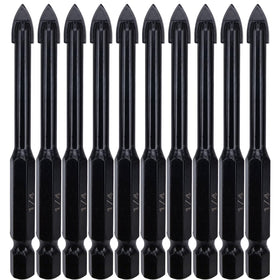 HYMNORQ 10-piece bit set in a durable storage case for quick project access