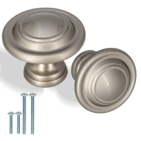 Hyneesun matt nickel bifold door knob close-up with durable satin finish for closets