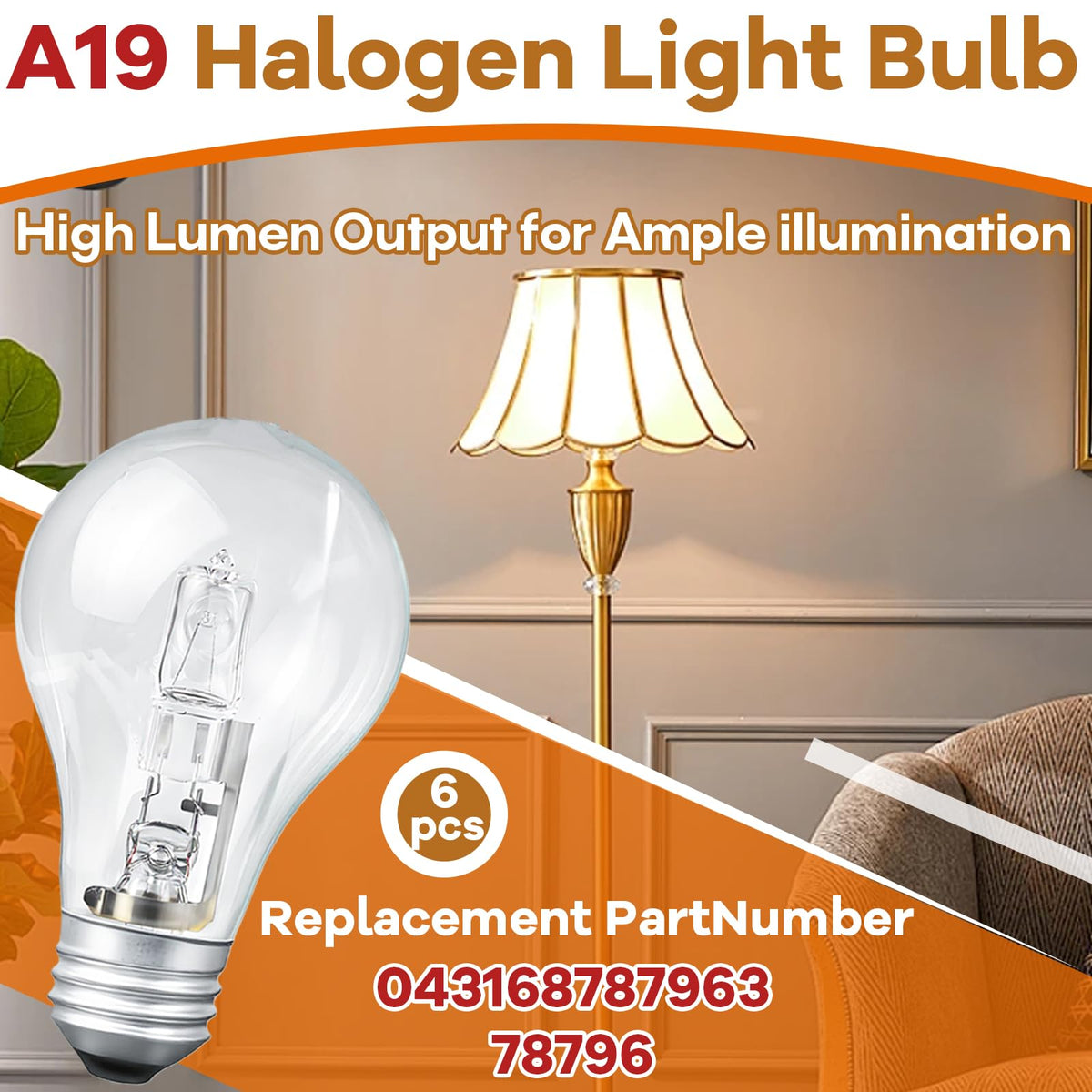 Hyparade 043168787963 bulbs filament closeup highlights energy-efficient design