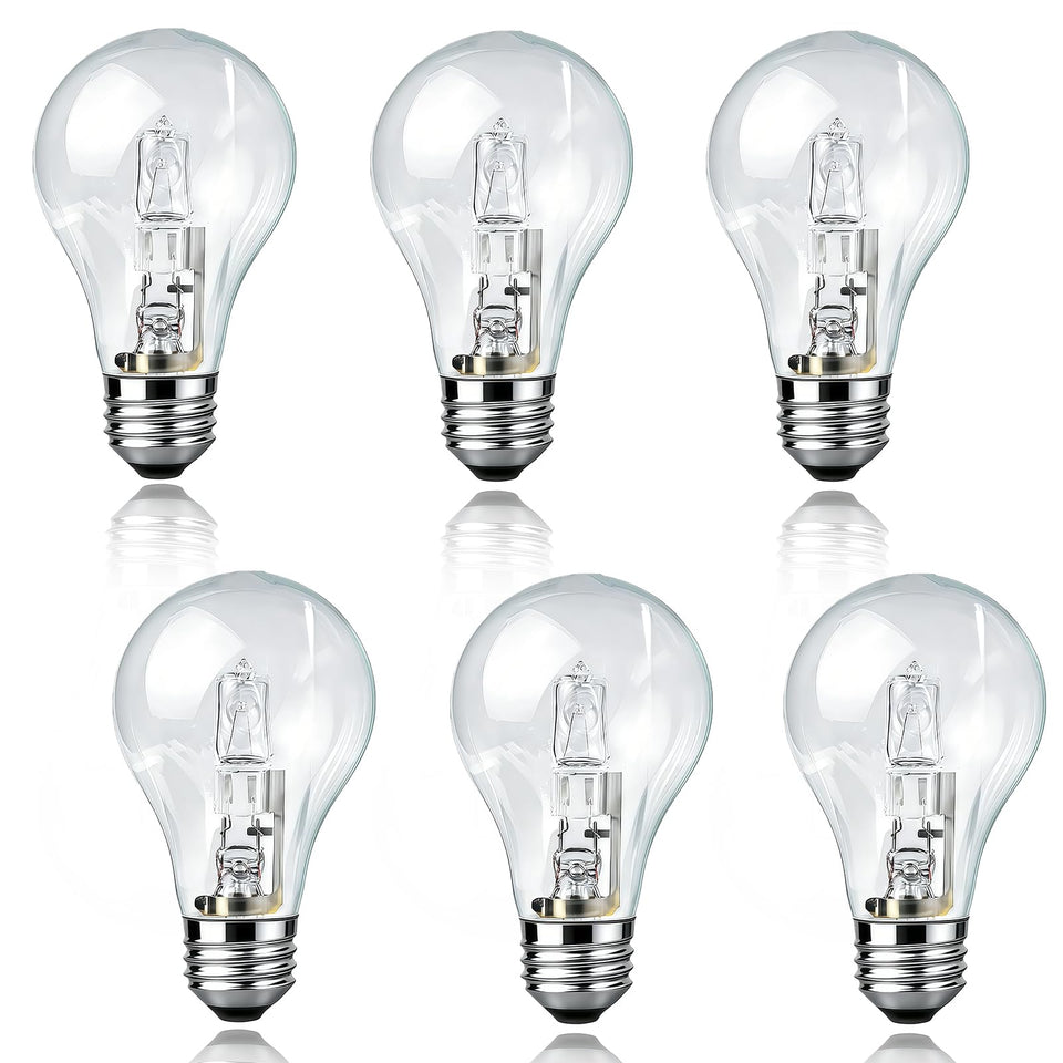 Hyparade 6-pack bulbs product shot with E26 base and broad compatibility