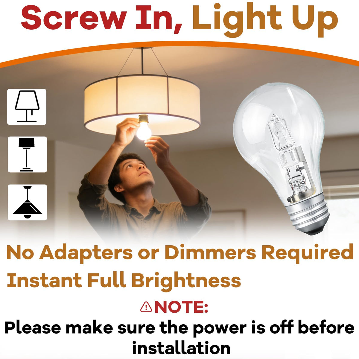 Hyparade wall sconce bulbs deliver reliable, flicker-free illumination.