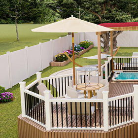 Hypergiant balusters suited for decks, stairs, and balconies.