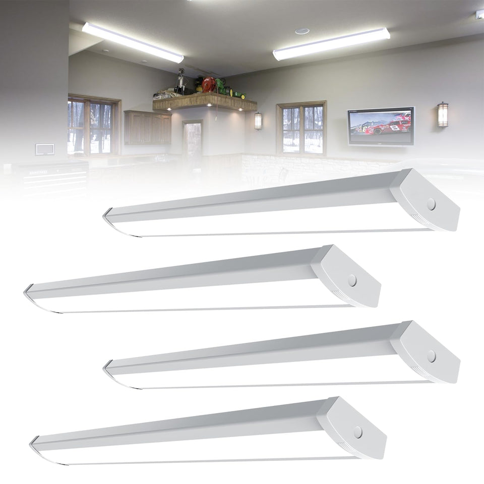 HYPERLITE 4FT wraparound light with high brightness for garages and workshops