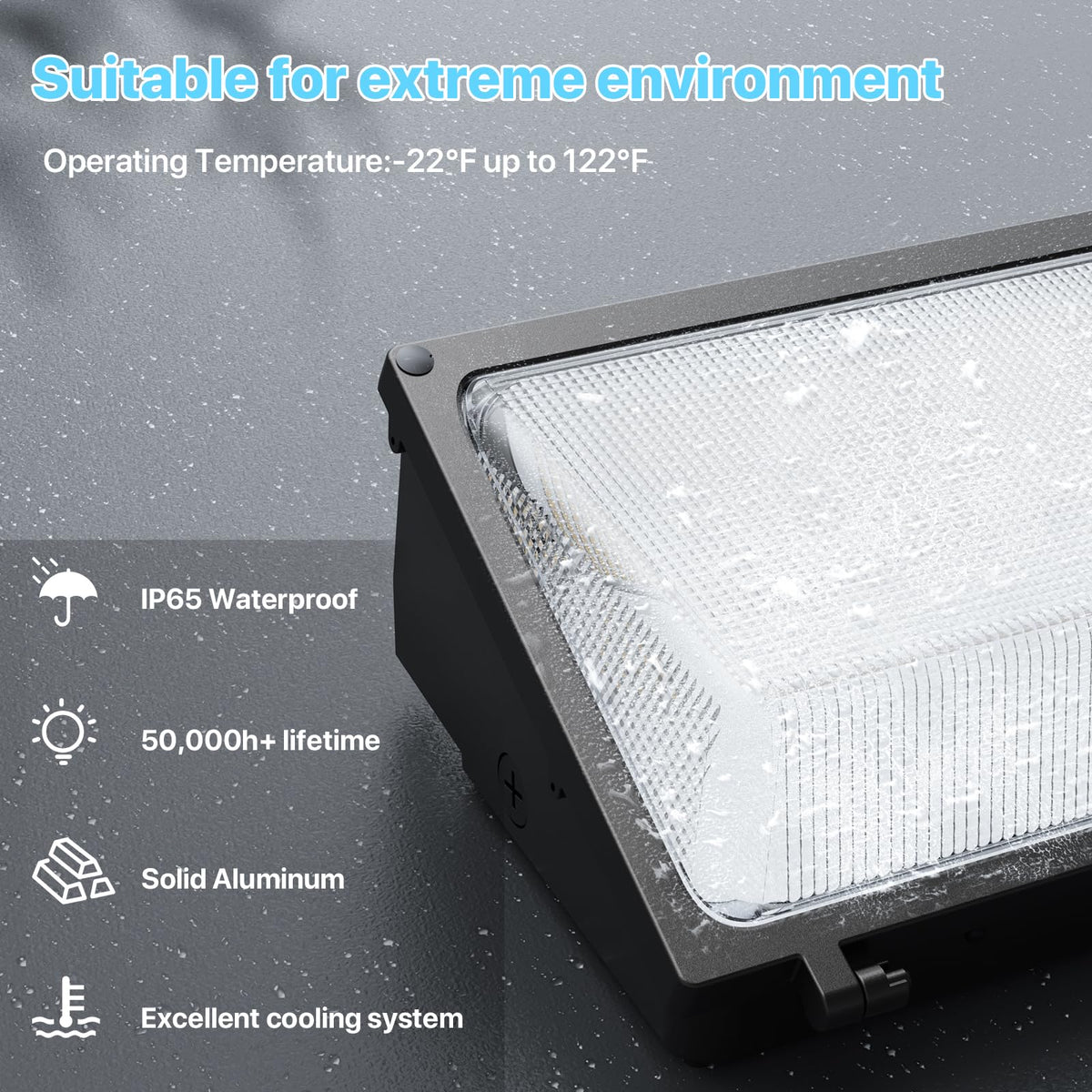 Long-lasting performance with up to 50,000 hours of service