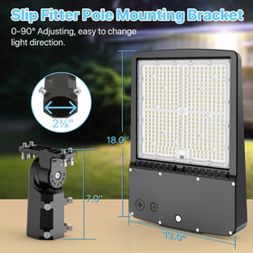 HYPERLITE dusk-to-dawn sensor enables automatic energy-saving operation.