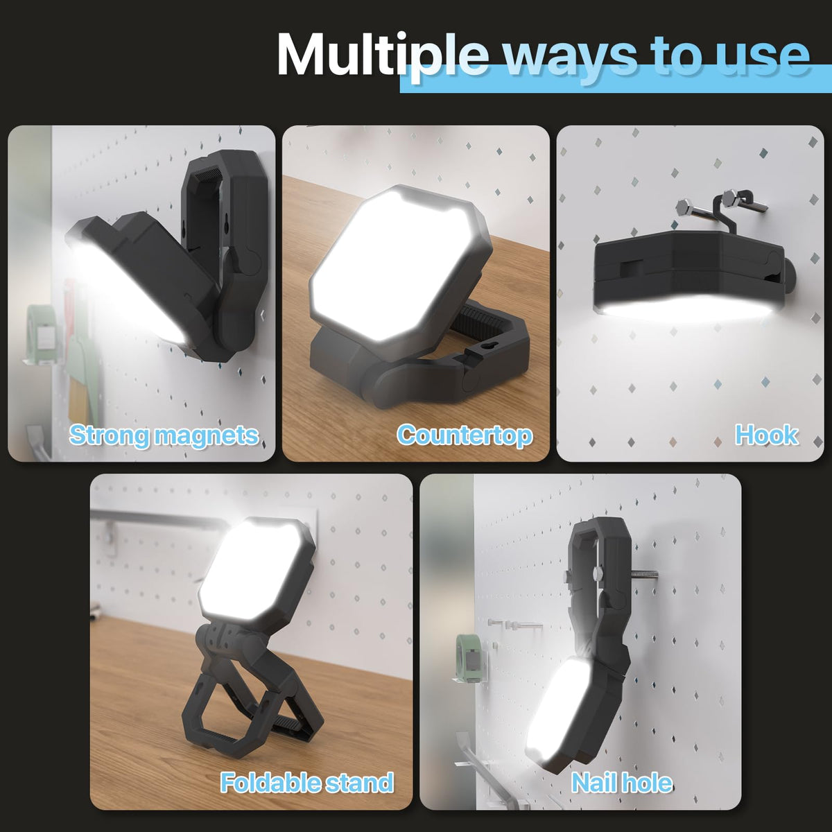 Hyperlite emergency-ready lighting for camping or power outages