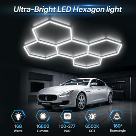 Dimming controls demonstrating 3-level brightness for detailing tasks.