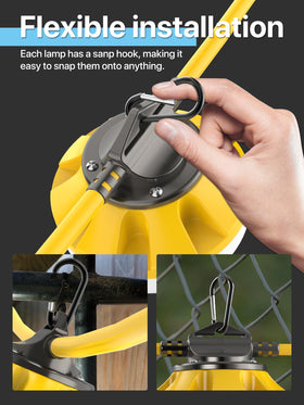 HYPERLITE linkable LED sets connected up to 18 times for wider coverage.