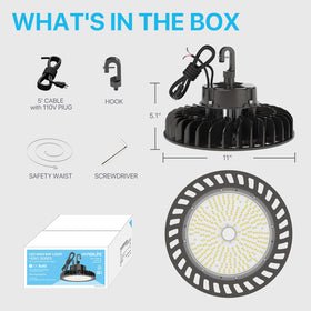 HYPERLITE UFO 150W compact design fits tight industrial spaces