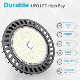 HYPERLITE UFO 150W side profile highlights compact design