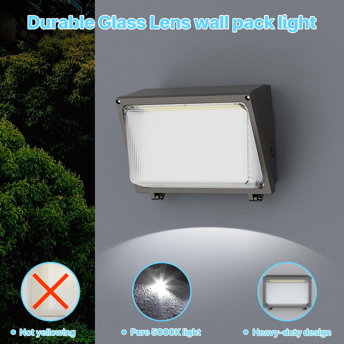 HYPERLITE 18000lm output lights large outdoor areas clearly