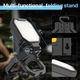 Hyperlite work light USB-C charging capability for continuous use