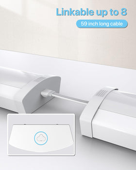 Hyperlite wraparound light in a bright workspace setting.
