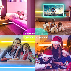 hyrion LED strip cuttable design for flexible setup.