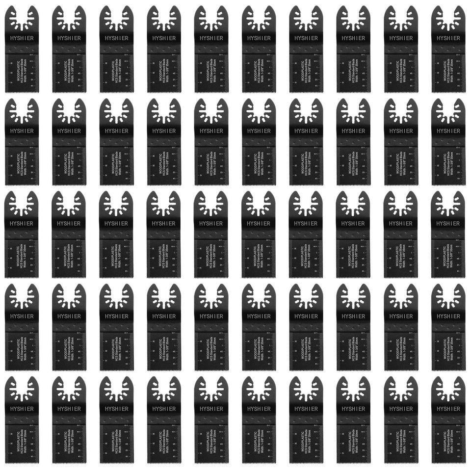 HYSHIER 50 pack oscillating blades for universal compatibility and durability