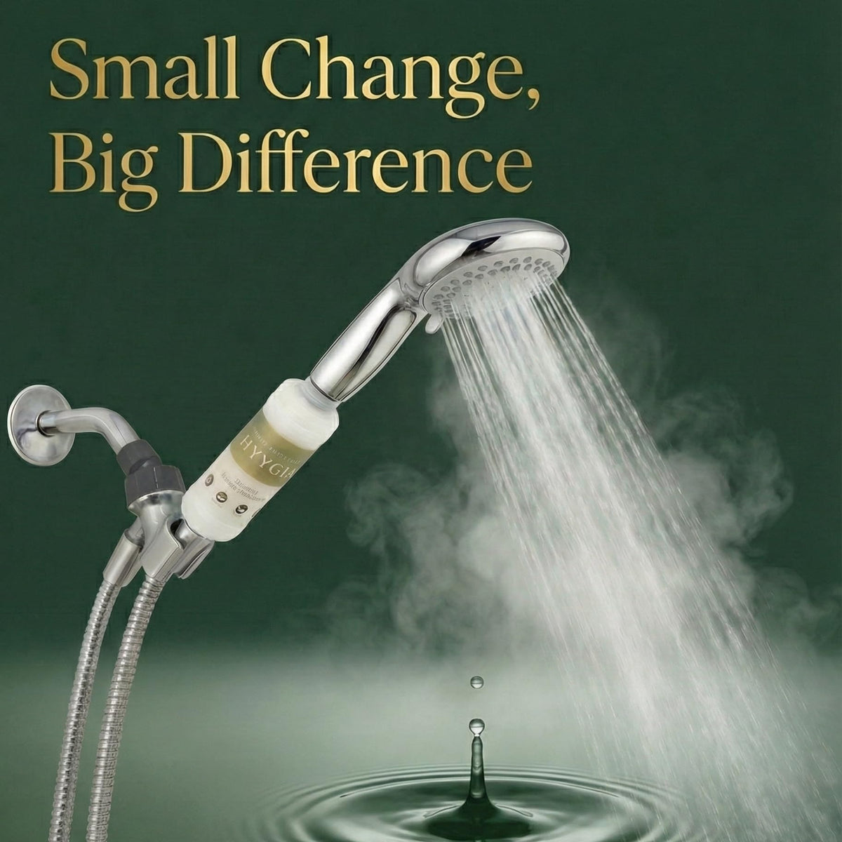 HYYGIA fragrance-free option helps sensitive noses during shower time.