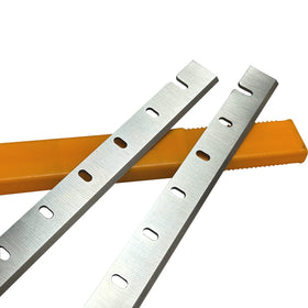 Close-up of the sharp edge on HZ blades for DW733 replacement.