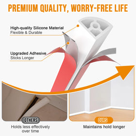 Hzetuu cut-to-fit trim delivers precise, clean edges.