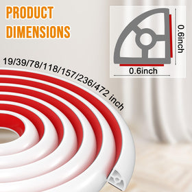 Hzetuu rounded edge design helps reduce bumps for households with kids and pets.