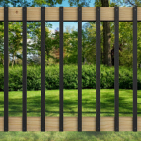 HZIU outdoor indoor balusters are easy to install with included hardware.
