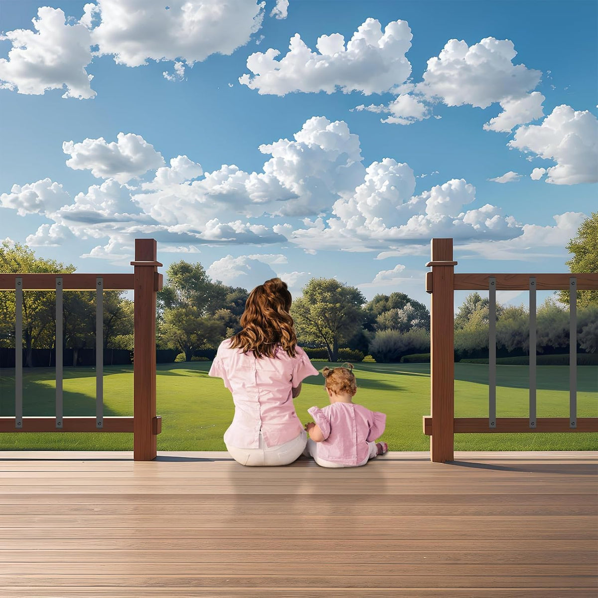 HZIU powder-coated balusters resist weather and maintain color.