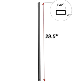HZIU rectangle baluster installation kit ready for secure DIY railing projects.