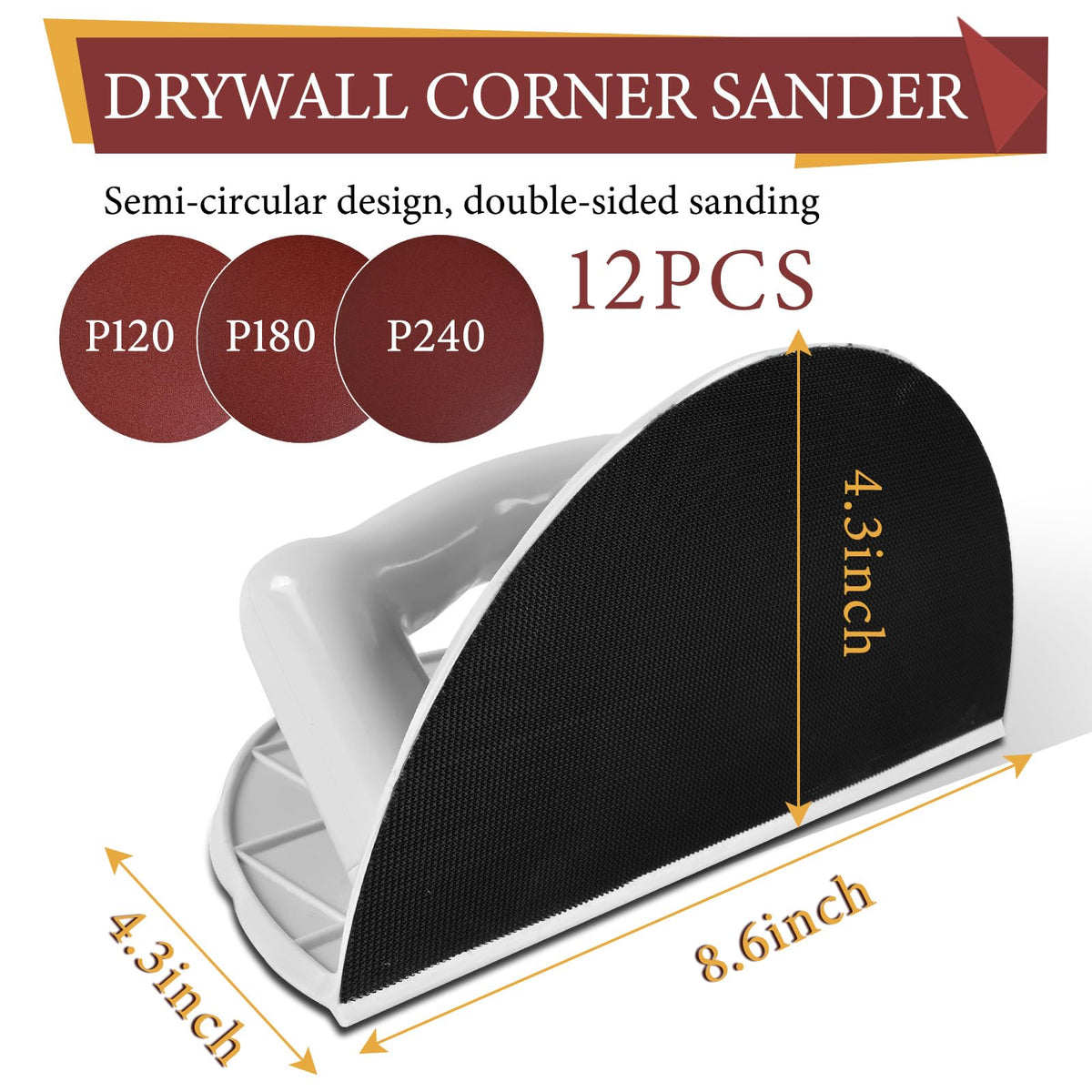 HZXBGF pointed-ends-design: snug fit for tight corners