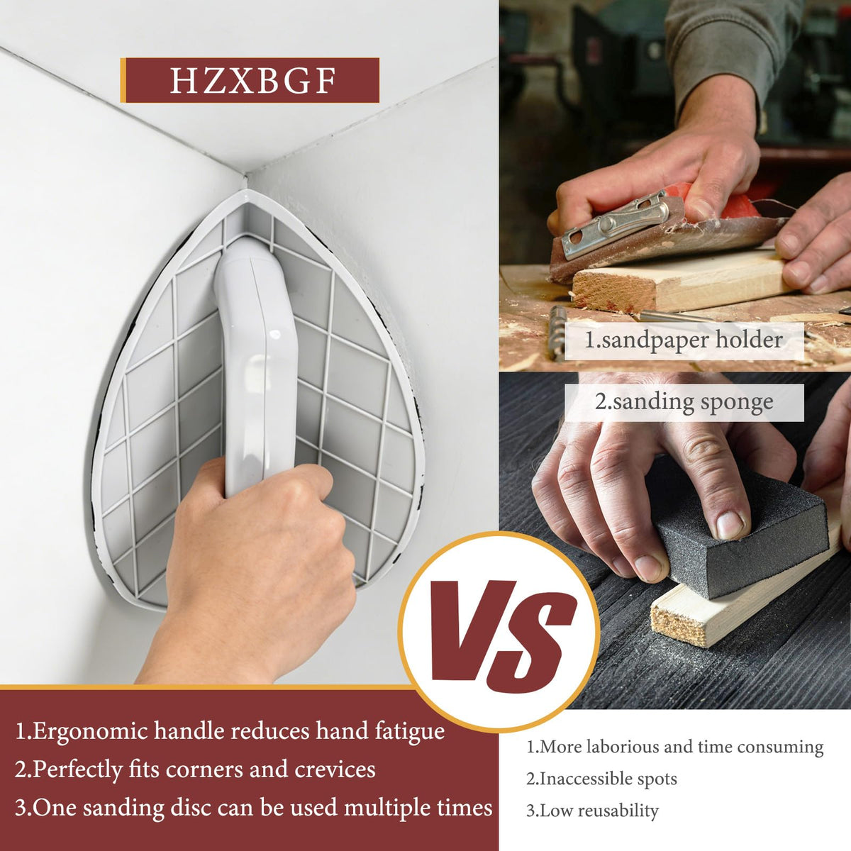HZXBGF wide-applicability-smoothing-wood-plastic: suitable for various surfaces