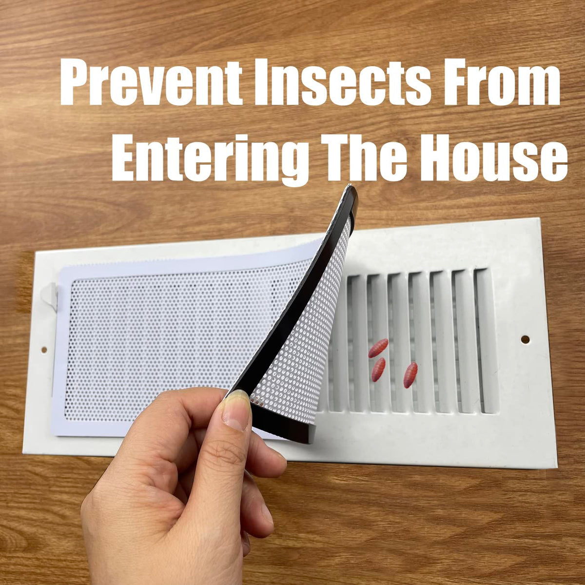 i frmmy 4x10-inch vent screen mesh close-up promotes airflow while preventing debris