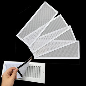 i frmmy white floor register vent screen cover front view with magnetic attachment for easy install