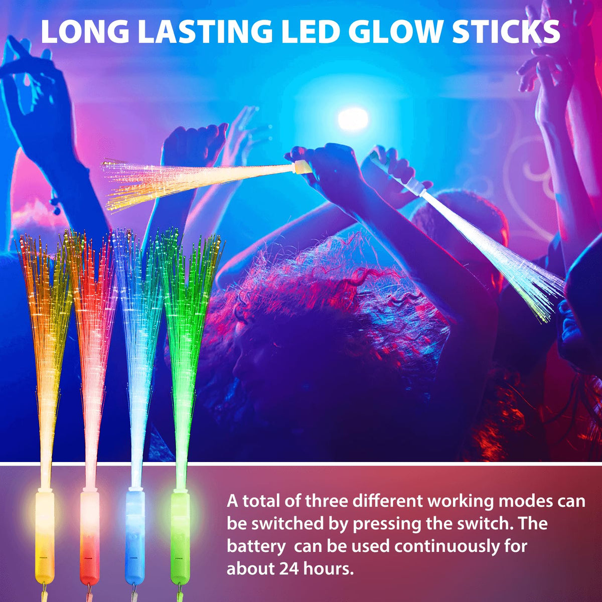 i7creoy CE/FCC certified glow wands ensure safe, compliant use.