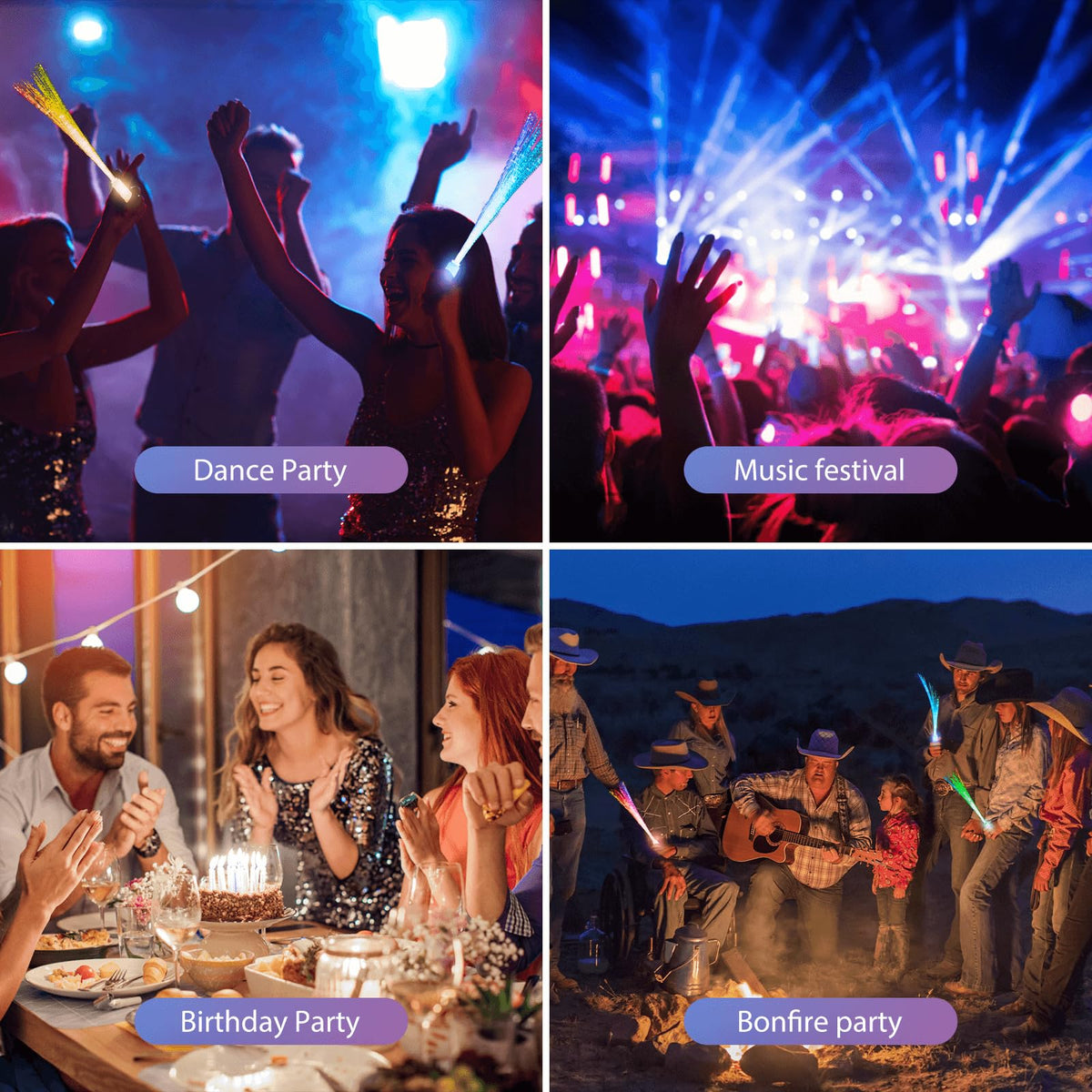 i7creoy multi-event glow supplies suit weddings, holidays, and festive parades.