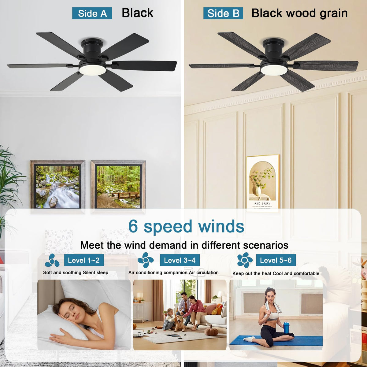 iacaf 52-inch easy-installation guide supported by manuals and videos
