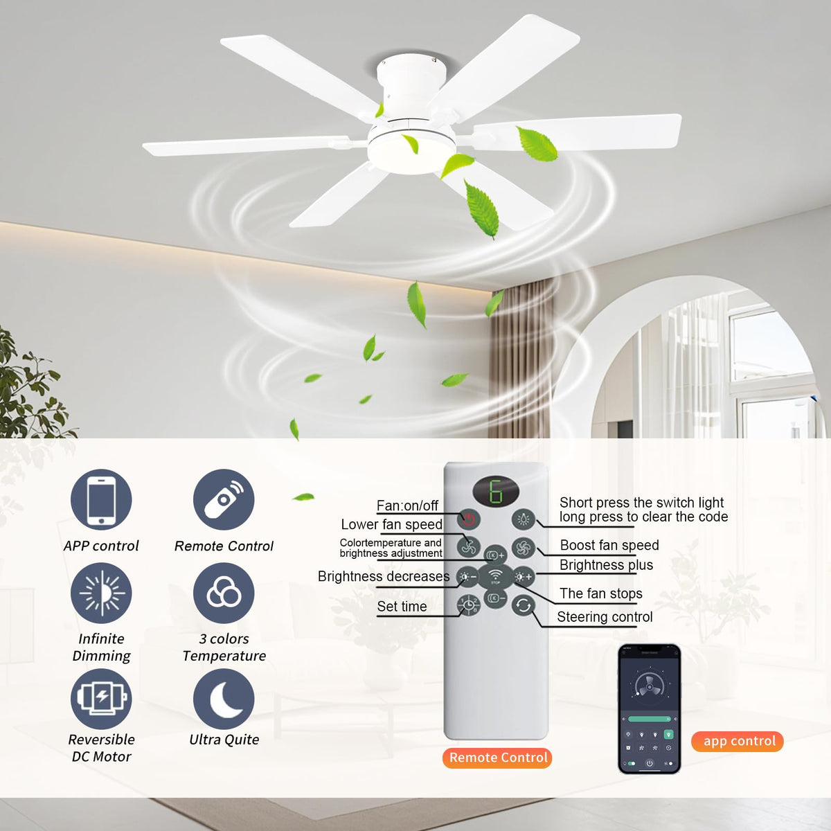 iacaf adjustable lighting temperature enhances room ambiance