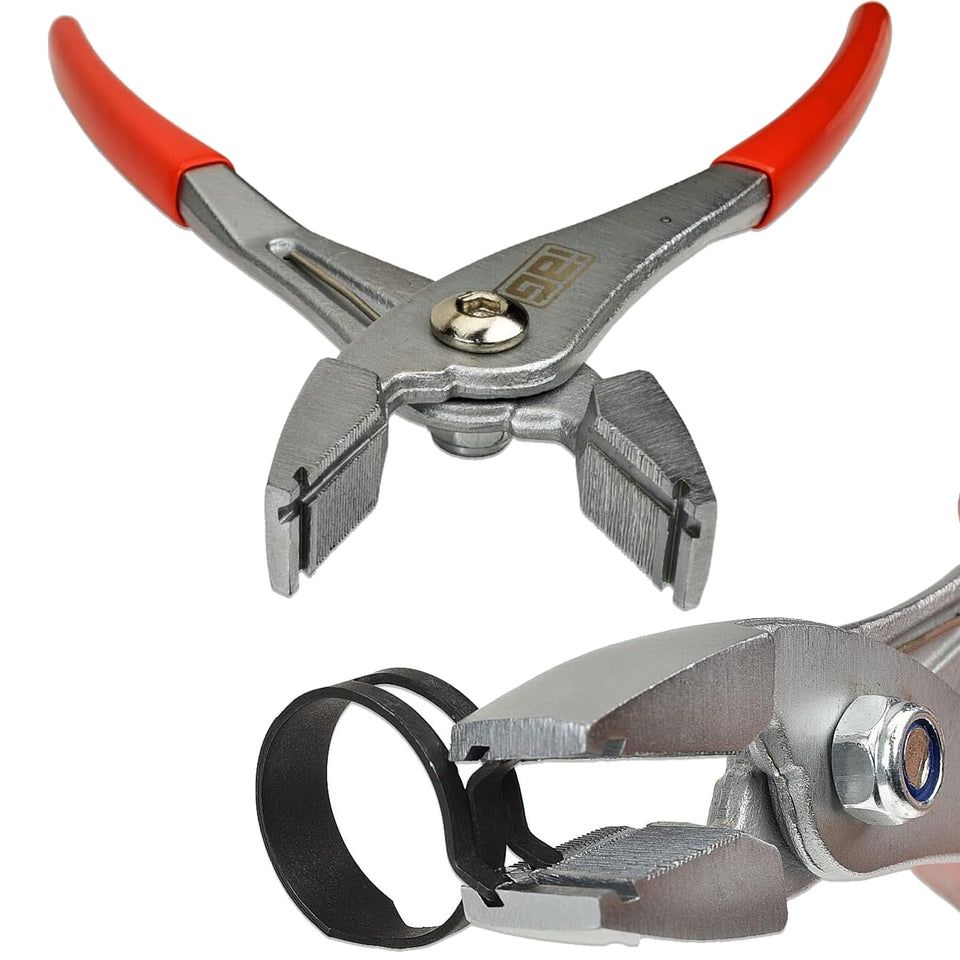 IAG Performance hose clamp pliers with multi-directional jaws for easy clamp removal.