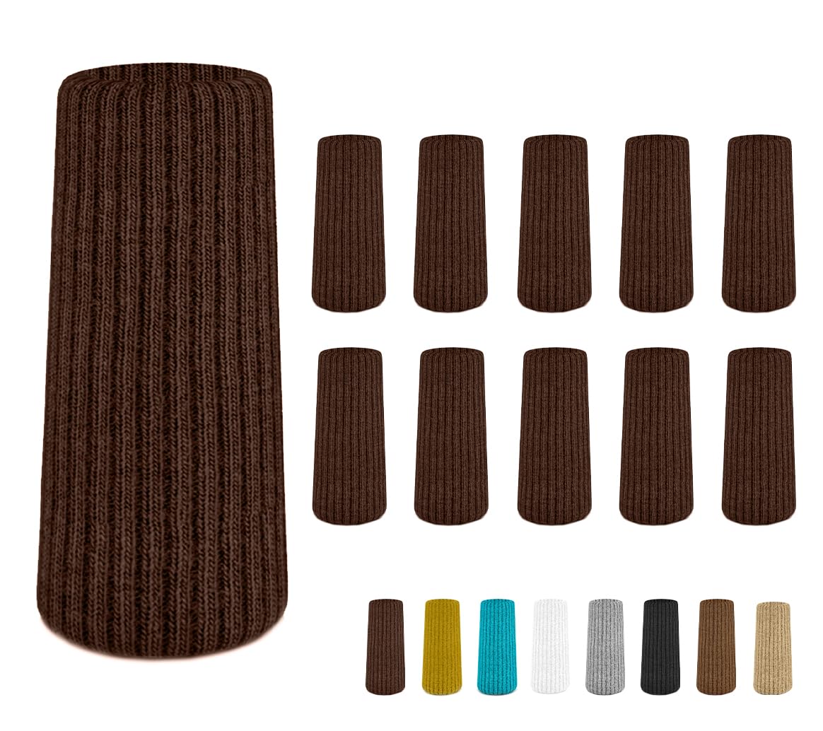 IAMZAY coffee chair leg socks on hardwood floor protect surfaces and reduce noise.