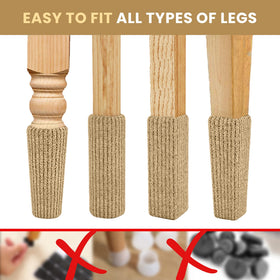 IAMZAY machine-washable chair socks for easy cleaning and reuse
