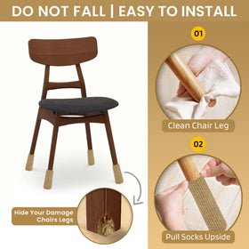 IAMZAY noise-reduction chair socks cushioning movement and reducing squeaks